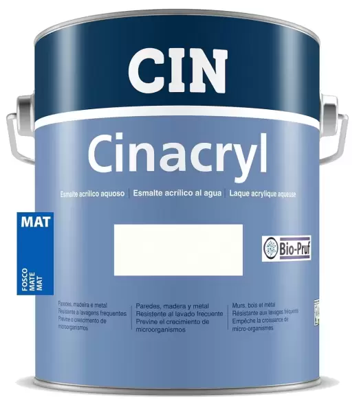 CINACRYL matt fehér 