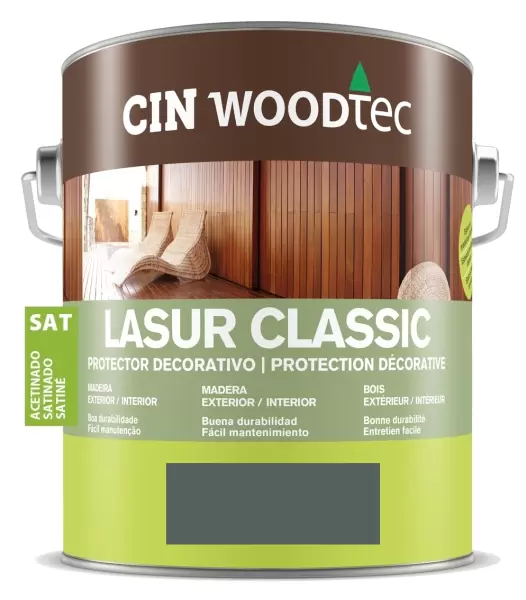 WOODTEC CLASSIC SAT hamuszürke RAL 7043