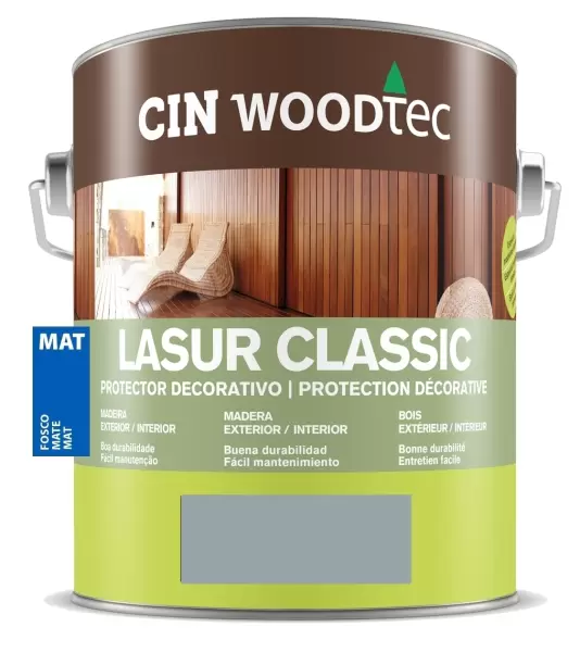 WOODTEC CLASSIC MAT ezüstszürke