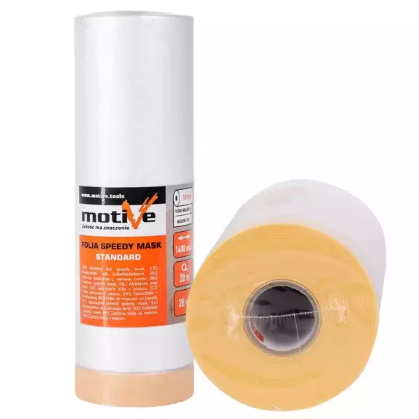 Motive tekercses takarófólia ragasztószalaggal