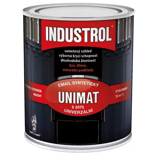 INDUSTROL matt fekete  
